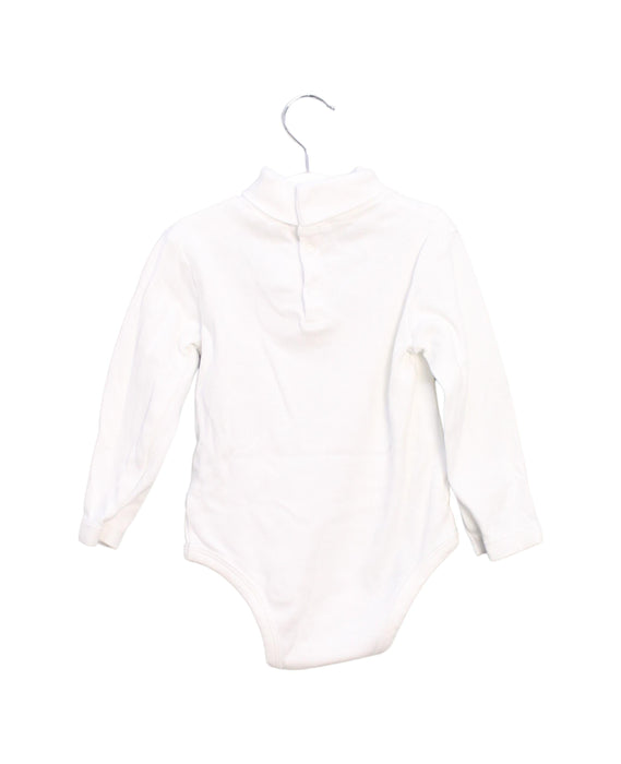 A White Long Sleeve Bodysuits from Jacadi in size 2T for boy. (Back View)