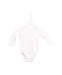 A White Long Sleeve Bodysuits from Purebaby in size 6-12M for girl. (Front View)