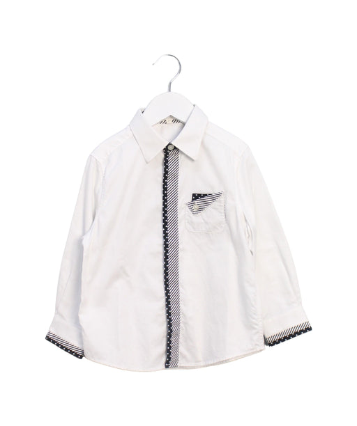 A White Shirts from Nicholas & Bears in size 3T for boy. (Front View)