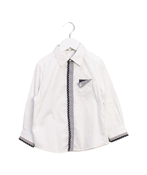 A White Shirts from Nicholas & Bears in size 3T for boy. (Front View)