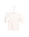 A Ivory Long Sleeve Tops from Mides in size 0-3M for girl. (Front View)