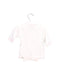 A White Long Sleeve Tops from Mides in size 0-3M for girl. (Back View)