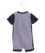 A Navy Short Sleeve Rompers from Nicholas & Bears in size 3-6M for girl. (Back View)