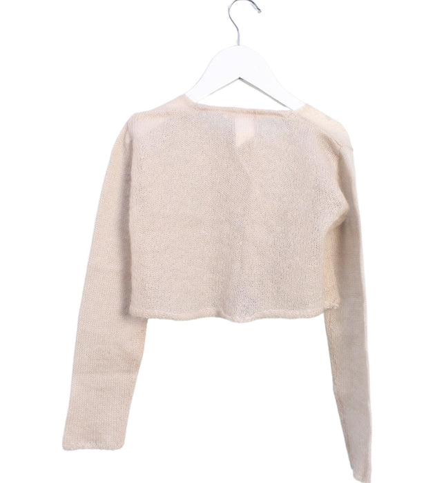 A Beige Cardigans from Bonpoint in size 6T for girl. (Back View)