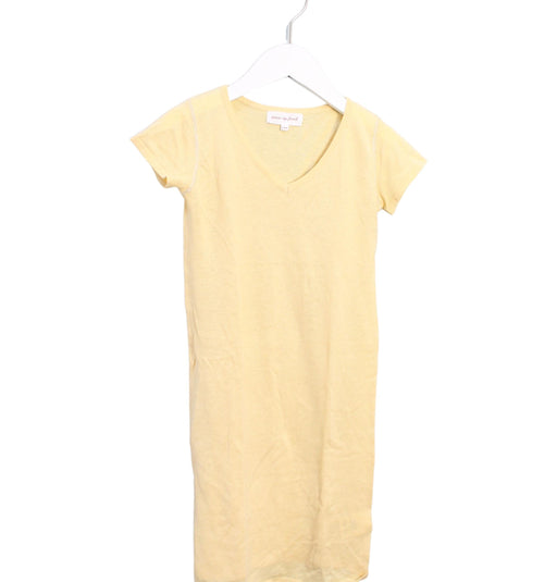 A Orange Short Sleeve Dresses from Excuse My French in size 6T for girl. (Front View)