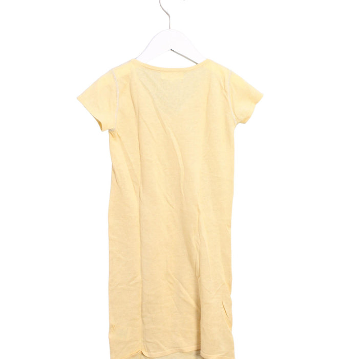 A Orange Short Sleeve Dresses from Excuse My French in size 6T for girl. (Back View)