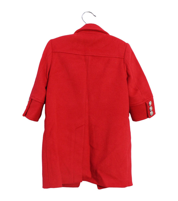 A Red Coats from Nicholas & Bears in size 12-18M for girl. (Back View)