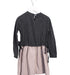 A Grey Long Sleeve Dresses from Benebene in size 3T for girl. (Back View)