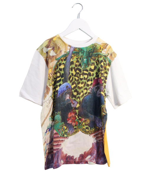 A Multicolour Short Sleeve T Shirts from Roberto Cavalli in size 10Y for boy. (Front View)