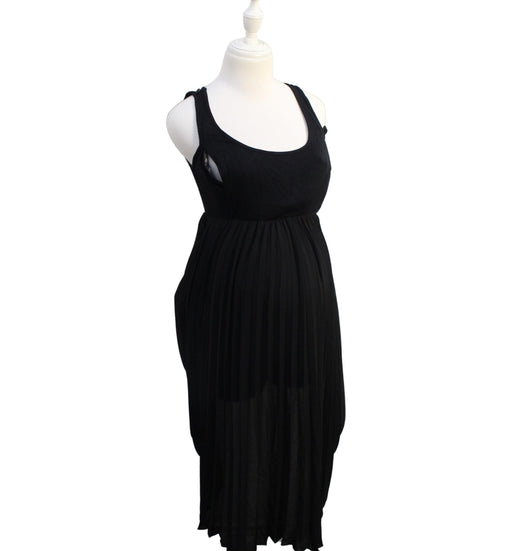 A Black Short Sleeve Tops from Seraphine in size XS for maternity. (Front View)