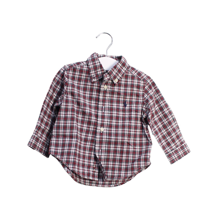 A Red Shirts from Ralph Lauren in size 6-12M for boy. (Front View)