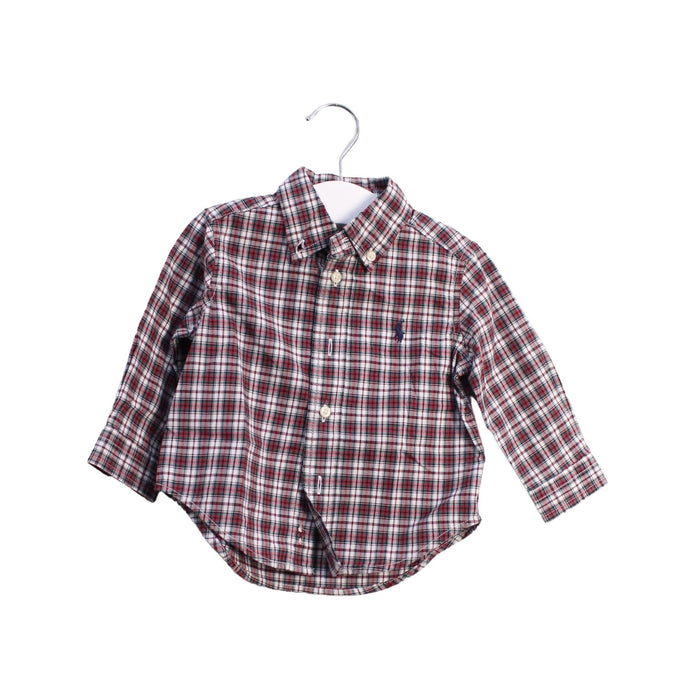 A Red Shirts from Ralph Lauren in size 6-12M for boy. (Front View)