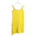 A Yellow Sleeveless Dresses from Excuse My French in size 4T for girl. (Back View)
