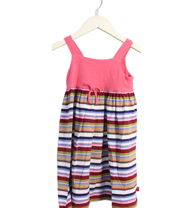 A Multicolour Sleeveless Dresses from Gallo in size 2T for girl. (Front View)