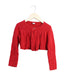 A Red Cardigans from Janie & Jack in size 4T for girl. (Front View)