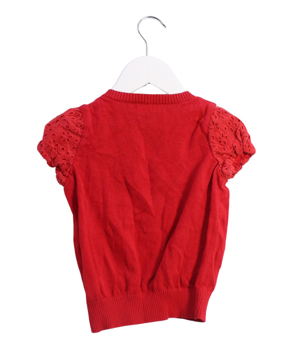 A Red Cardigans from Nicholas & Bears in size 2T for girl. (Back View)