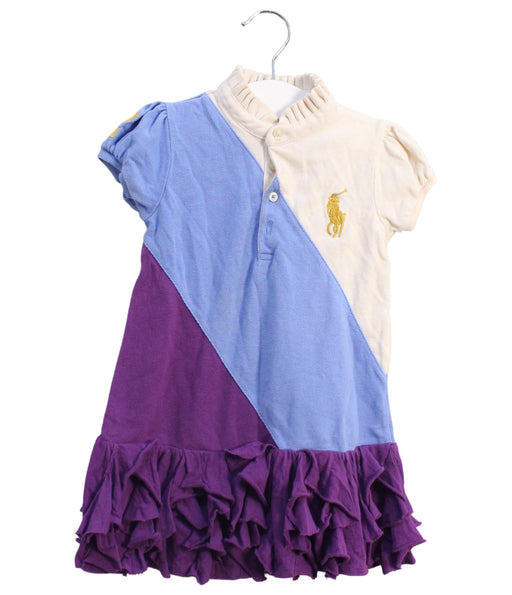 A Multicolour Short Sleeve Dresses from Ralph Lauren in size 12-18M for girl. (Front View)