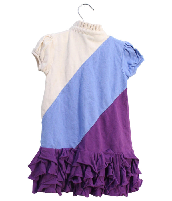 A Multicolour Short Sleeve Dresses from Ralph Lauren in size 12-18M for girl. (Back View)
