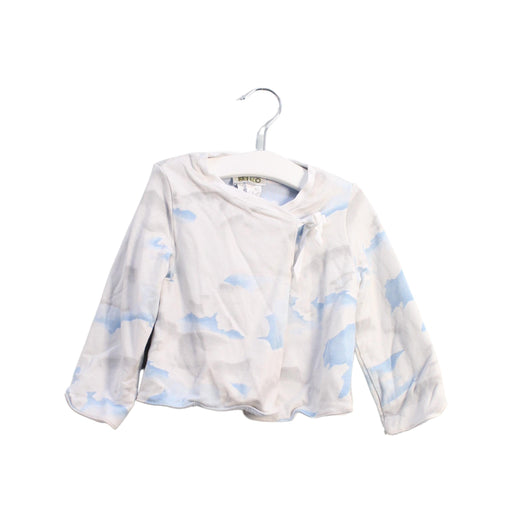 A White Long Sleeve Tops from Kenzo in size 12-18M for girl. (Front View)