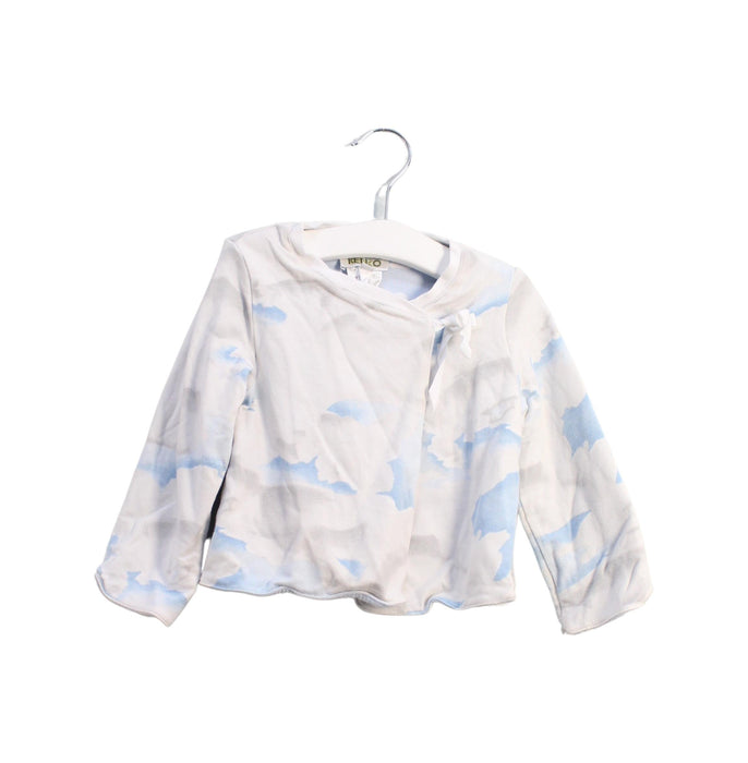 A White Long Sleeve Tops from Kenzo in size 12-18M for girl. (Front View)
