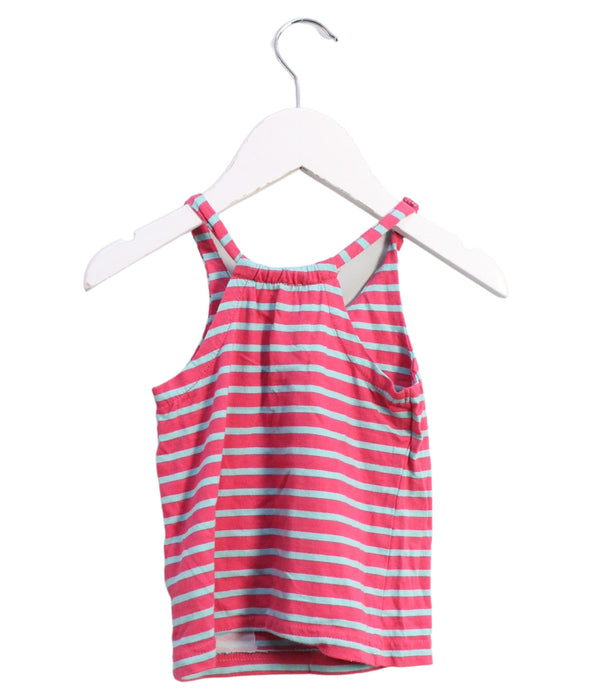 A Pink Sleeveless Tops from La Compagnie des Petits in size 18-24M for girl. (Back View)