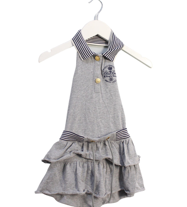 A Grey Sleeveless Dresses from Nicholas & Bears in size 2T for girl. (Front View)