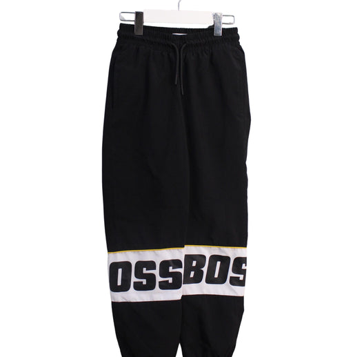A Black Casual Pants from Boss in size 8Y for boy. (Front View)
