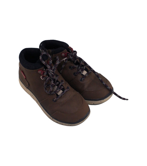 A Brown Casual Boots from Mayoral in size 7Y for boy. (Front View)