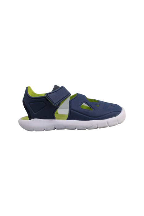 A Blue Sandals from Adidas in size 7Y for boy. (Back View)