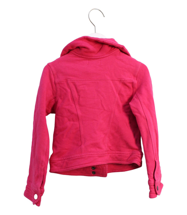 A Pink Lightweight Jackets from La Compagnie des Petits in size 5T for girl. (Back View)