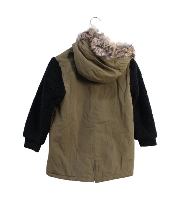 A Brown Coats from Global  Work in size 6T for girl. (Back View)