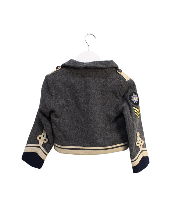 A Grey Lightweight Jackets from Stella McCartney in size 3T for girl. (Back View)