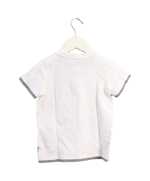 A White Short Sleeve T Shirts from Armani in size 4T for boy. (Back View)