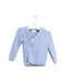 A Blue Cardigans from Seed in size 6-12M for boy. (Front View)