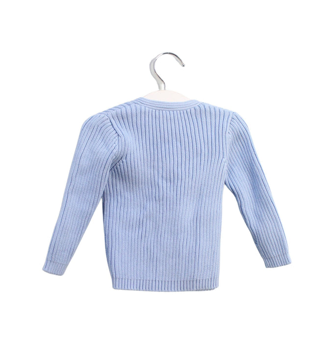 A Blue Cardigans from Seed in size 6-12M for boy. (Back View)