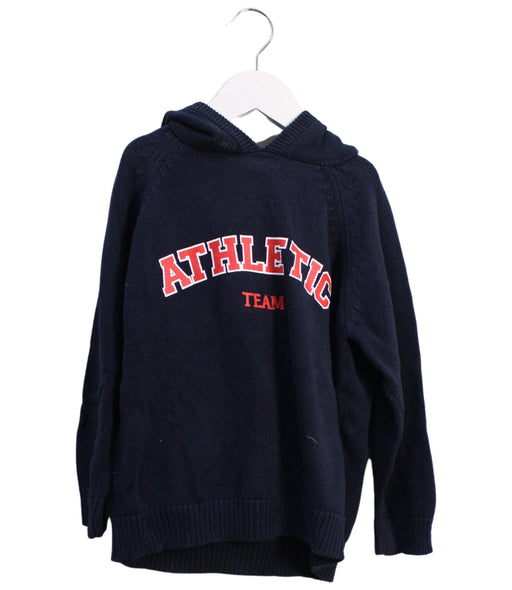 A Navy Knit Sweaters from Vertbaudet in size 5T for boy. (Front View)