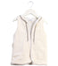 A Ivory Outerwear Vests from Petit Bateau in size 4T for girl. (Front View)