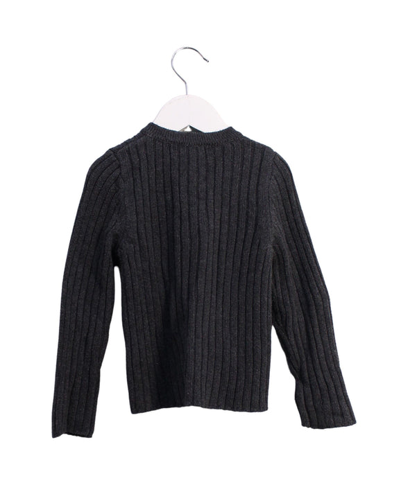 A Grey Cardigans from Velveteen in size 3T for girl. (Back View)