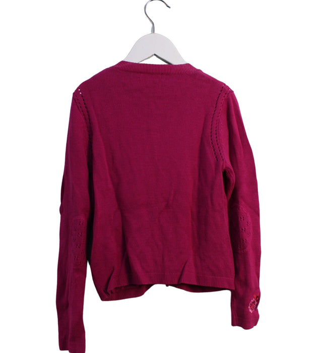 A Pink Cardigans from Catimini in size 8Y for girl. (Back View)