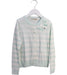 A Green Cardigans from Pom Ponette in size 8Y for girl. (Front View)