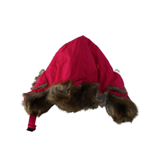 A Pink Winter Hats from Napapijri in size 2T for girl. (Front View)