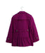 A Purple Coats from Juicy Couture in size 6T for girl. (Back View)
