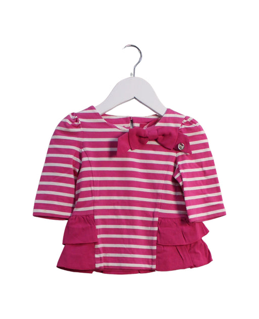 A Pink Long Sleeve Tops from Nicholas & Bears in size 2T for girl. (Front View)