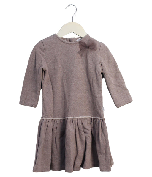 A Pink Long Sleeve Dresses from MAGIL in size 4T for girl. (Front View)