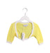 A Yellow Cardigans from Simonetta in size 8Y for girl. (Front View)