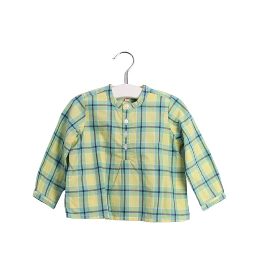 A Yellow Long Sleeve Tops from Bonpoint in size 6-12M for boy. (Front View)