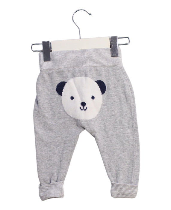 A Grey Sweatpants from Seed in size 3-6M for girl. (Back View)