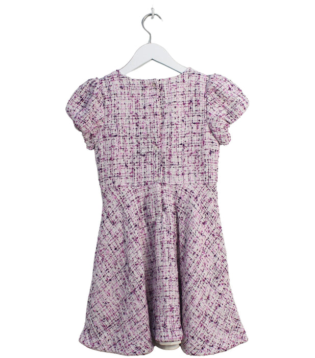 A Purple Short Sleeve Dresses from Janie & Jack in size 10Y for girl. (Back View)