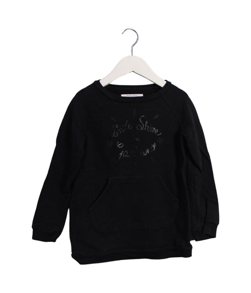 A Black Crewneck Sweatshirts from John Galliano in size 6T for girl. (Front View)