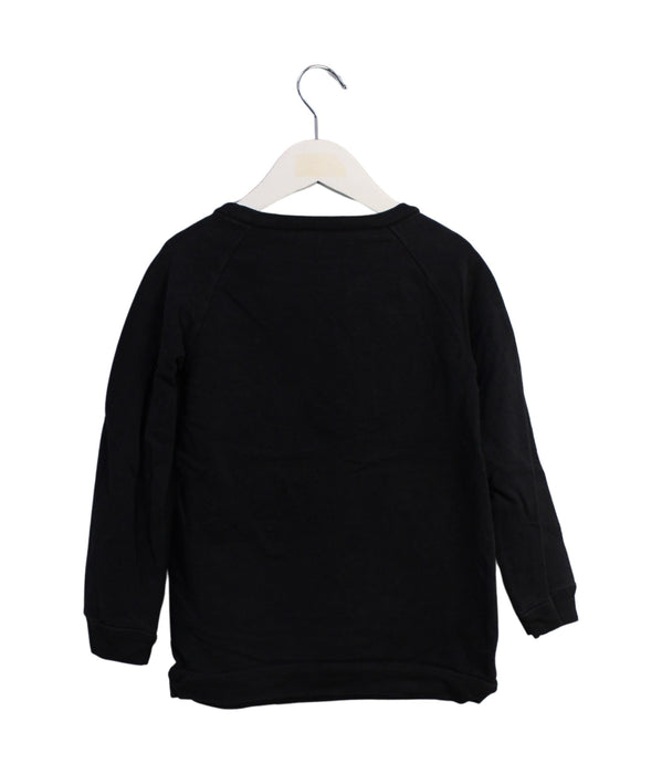 A Black Crewneck Sweatshirts from John Galliano in size 6T for girl. (Back View)